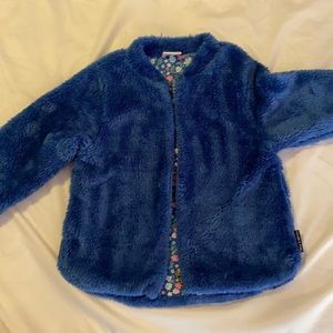 Fuzzy Blue Polarn O. Pyret Coat(2-3y); Never Worn; Perfect for Fall/Cool Weather